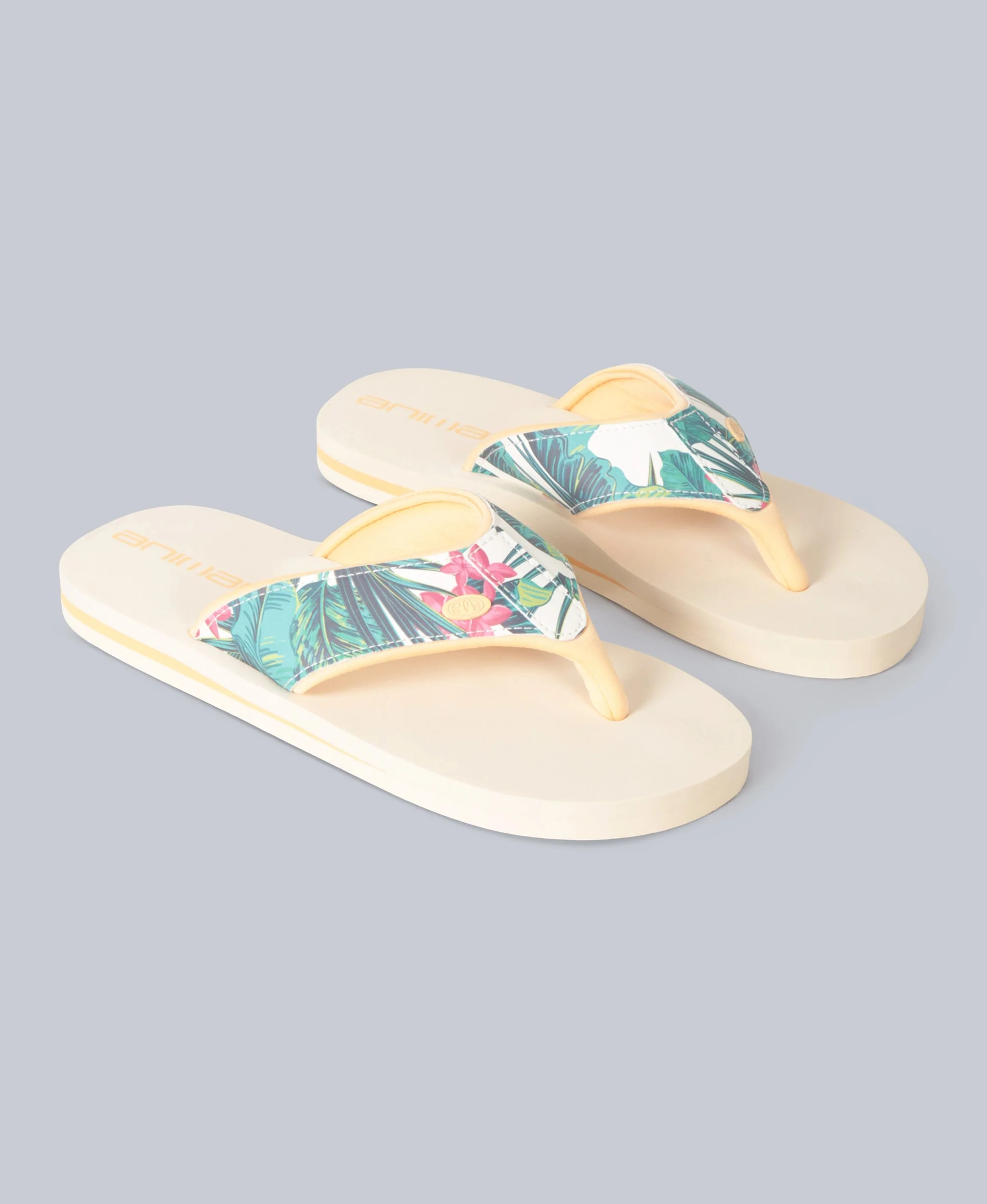 Swish Womens Flip-Flops - Beige - Image 6