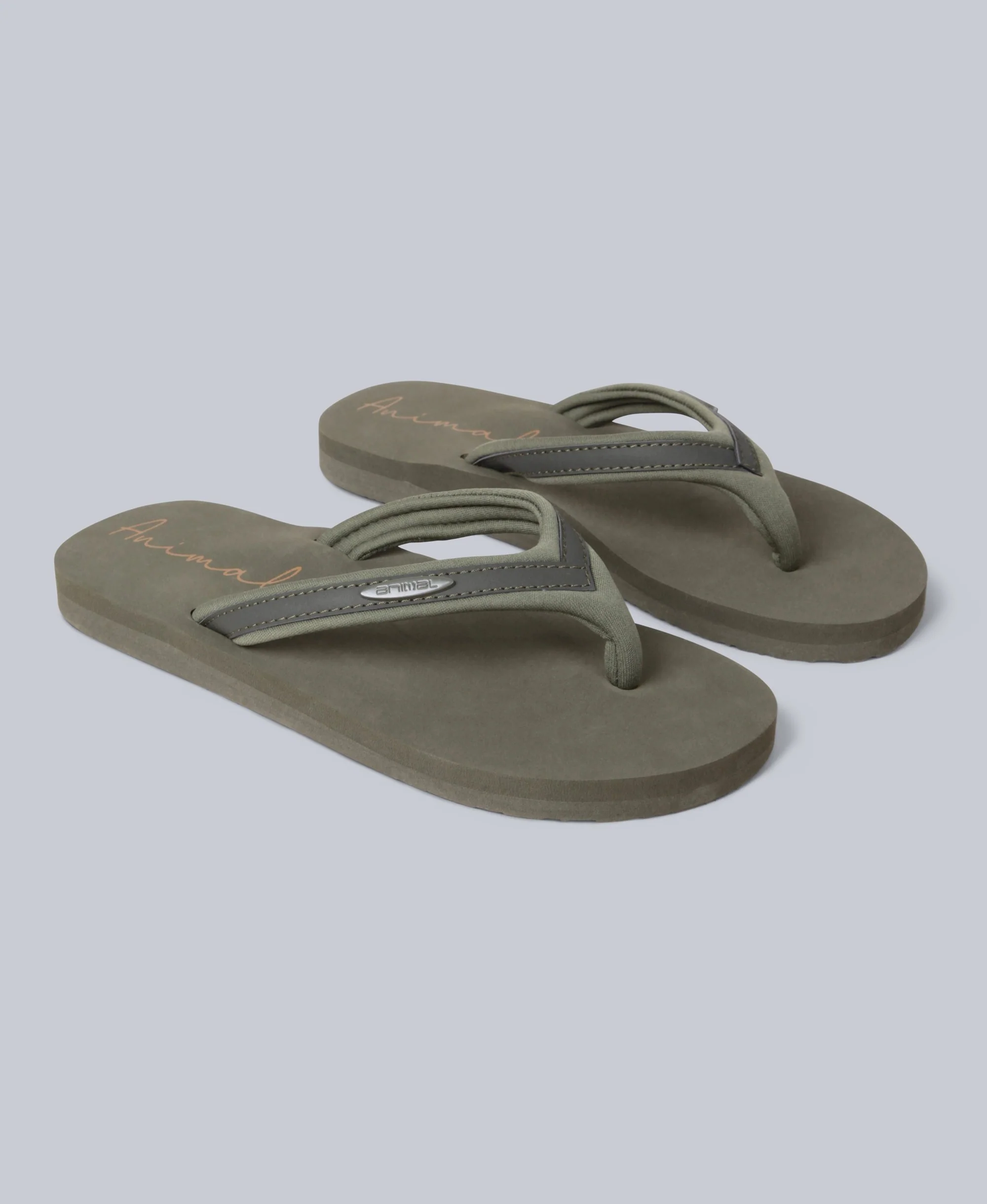 Swish Womens Flip-Flops - Dark Khaki