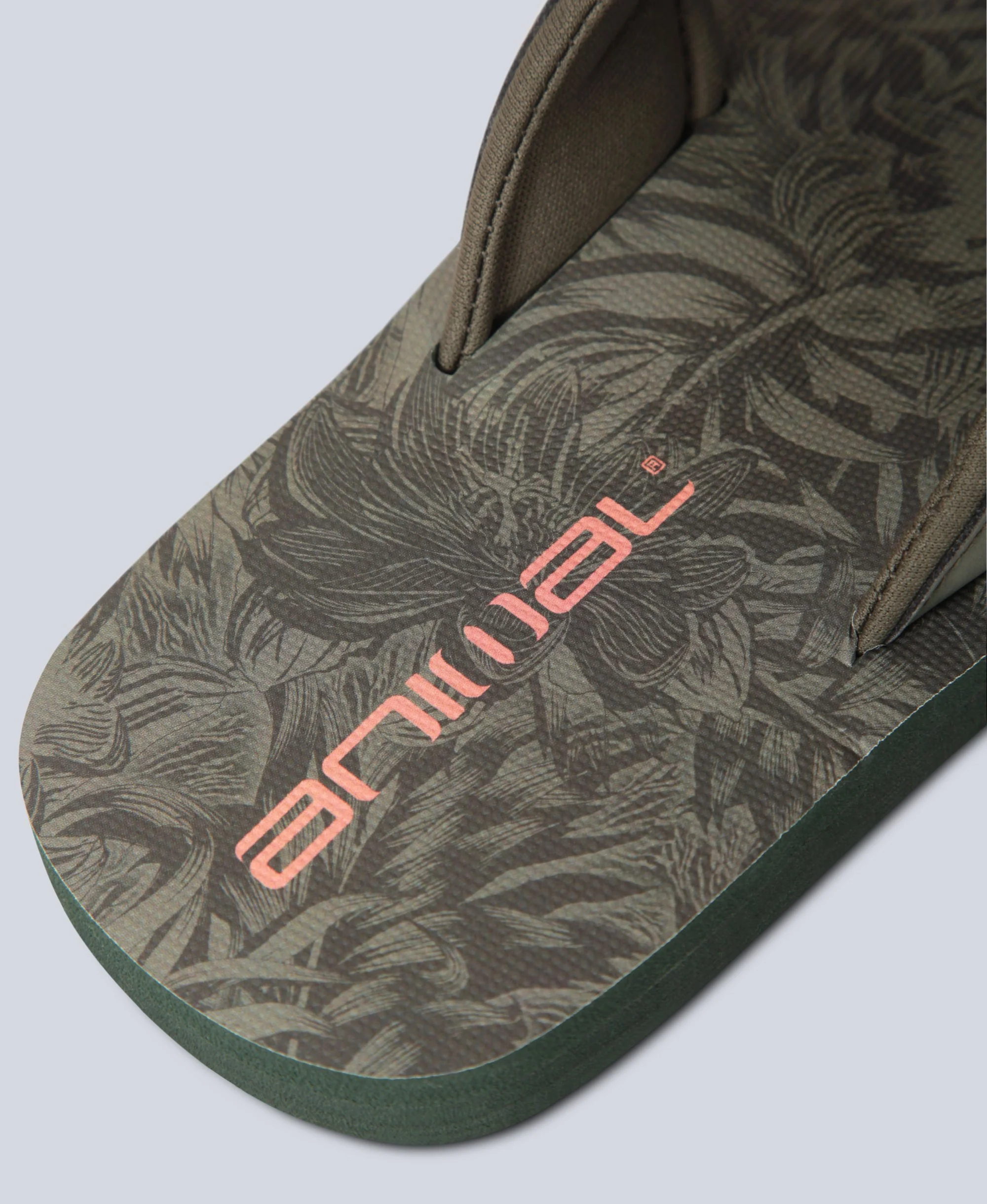 Swish Womens Flip-Flops - Dark Khaki - Image 12