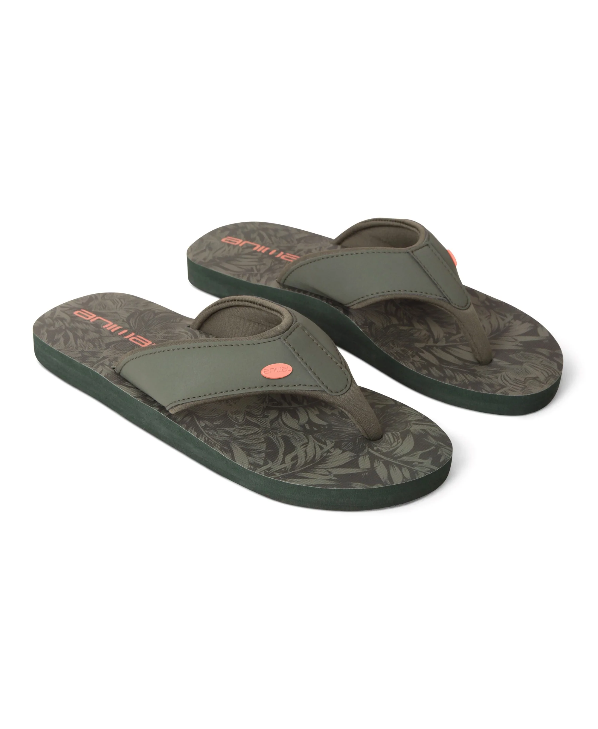 Swish Womens Flip-Flops - Dark Khaki - Image 13
