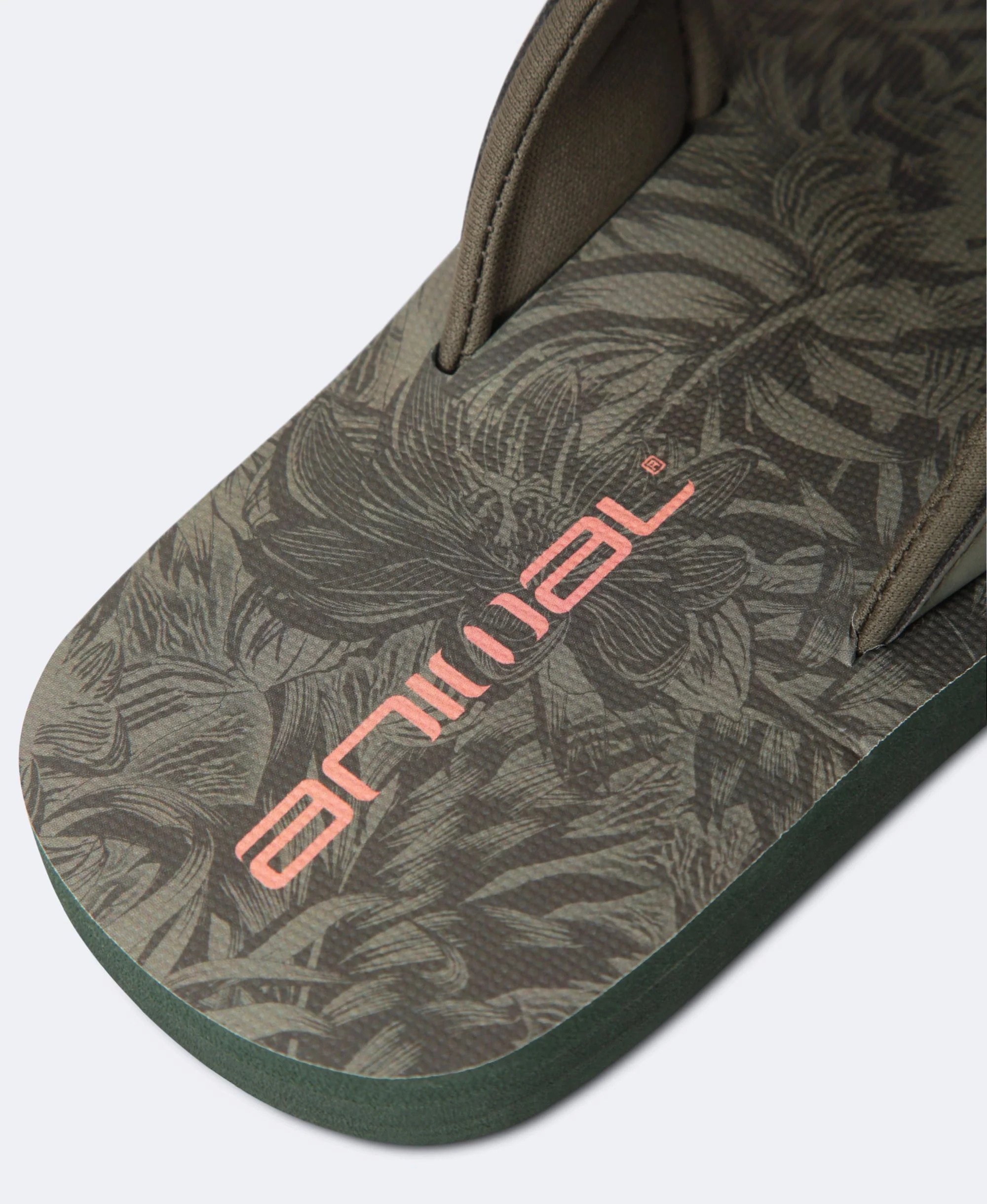 Swish Womens Flip-Flops - Dark Khaki - Image 4