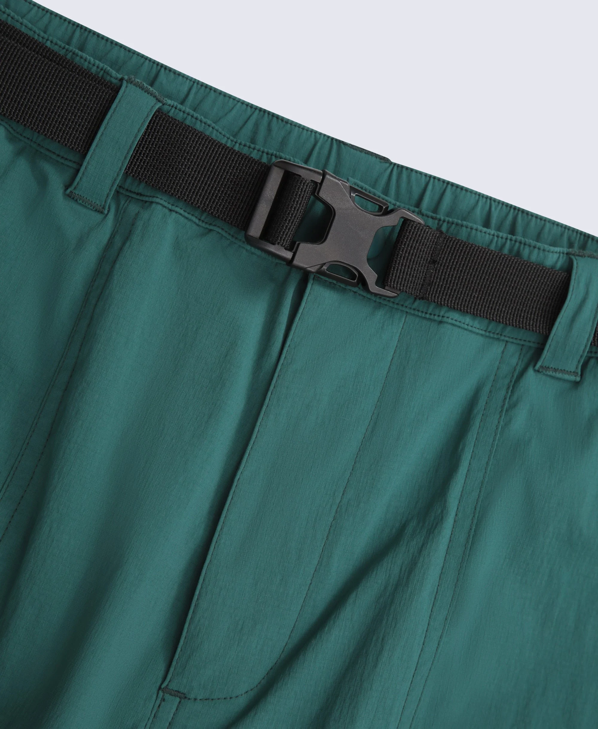 Tech Cargo Mens Shorts - Green - Image 7