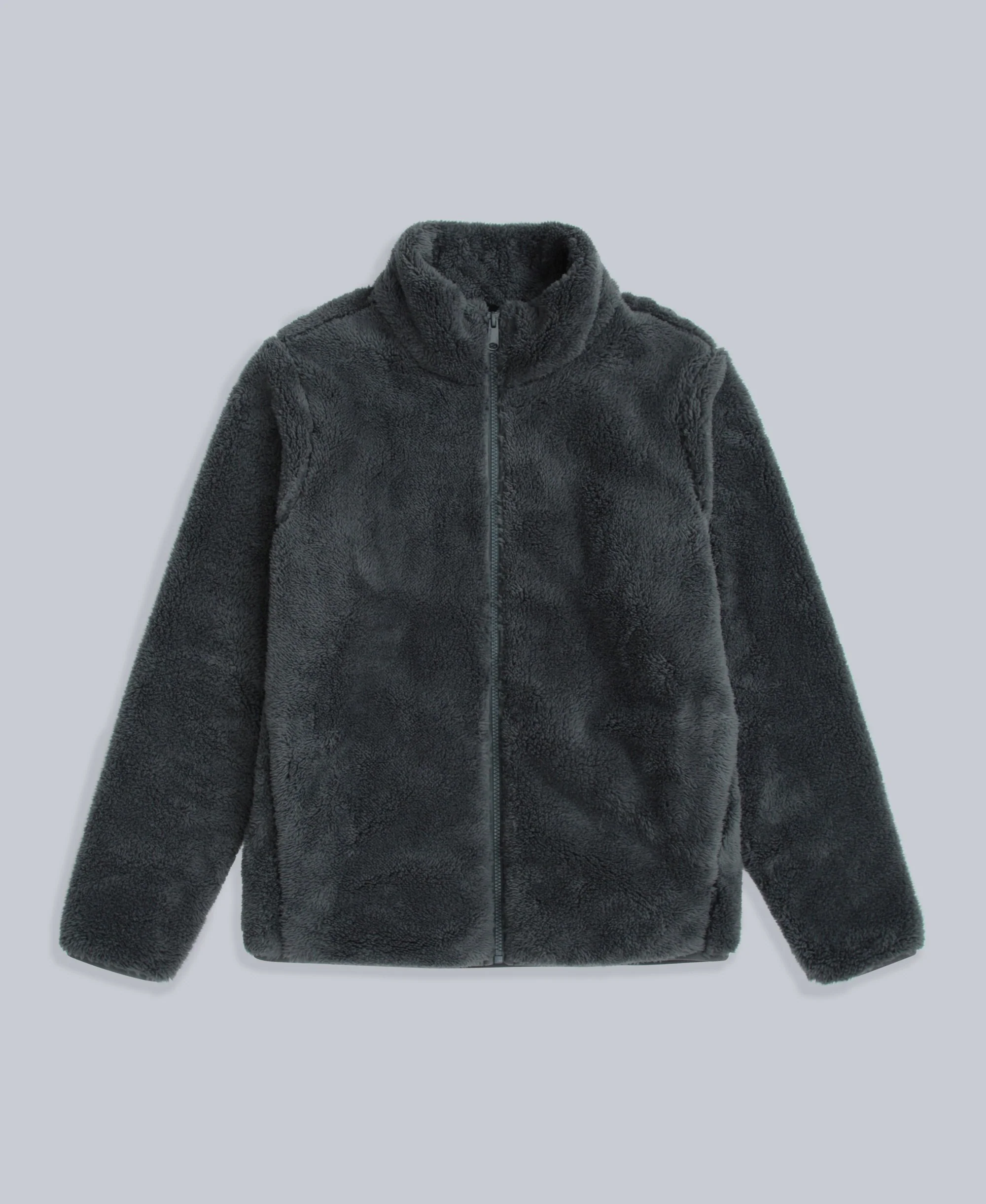 Teddy Womens Full Zip Fleece - Dark Green - Image 5