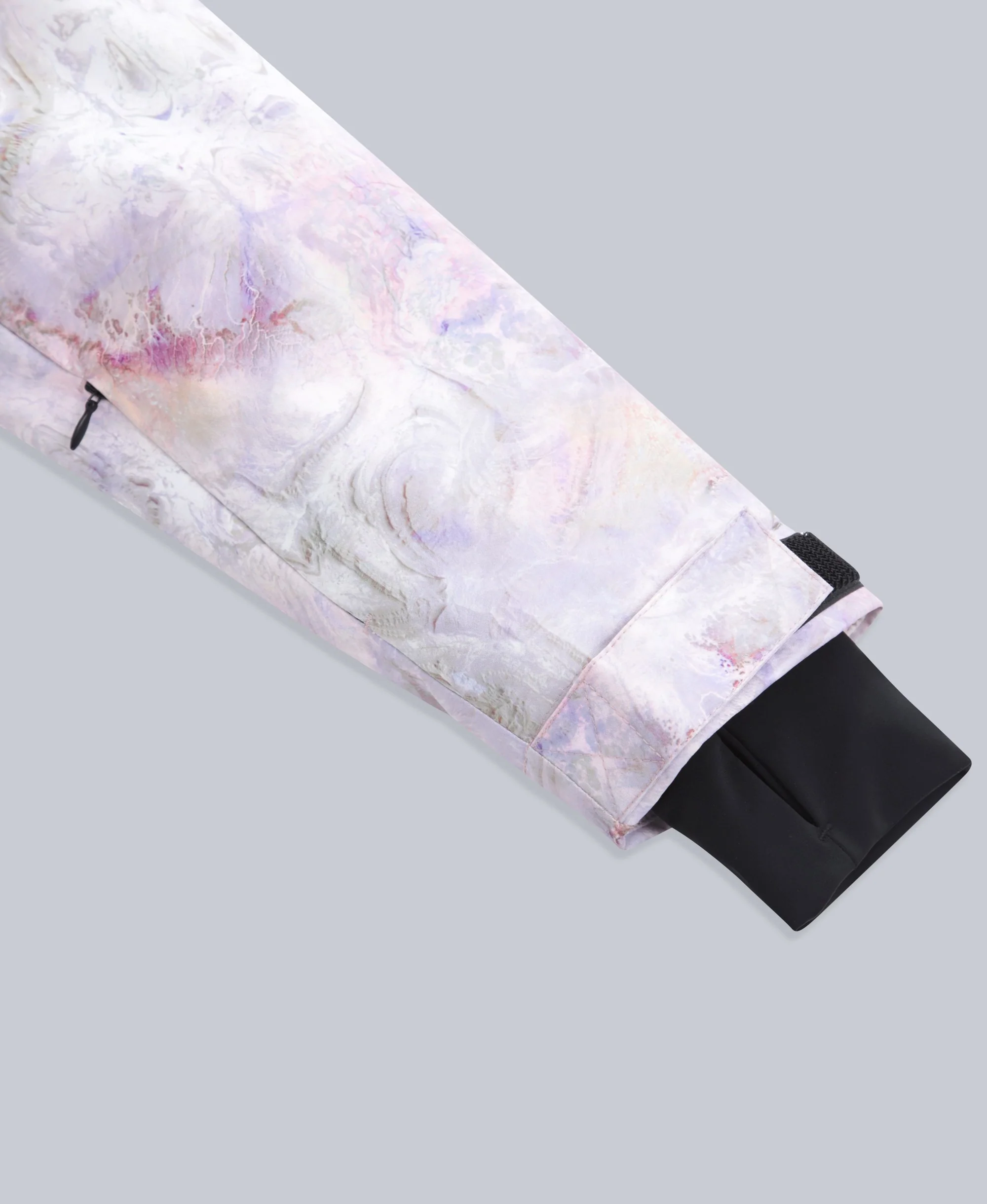 Tignes Printed Womens Snow Jacket - Pink - Image 12