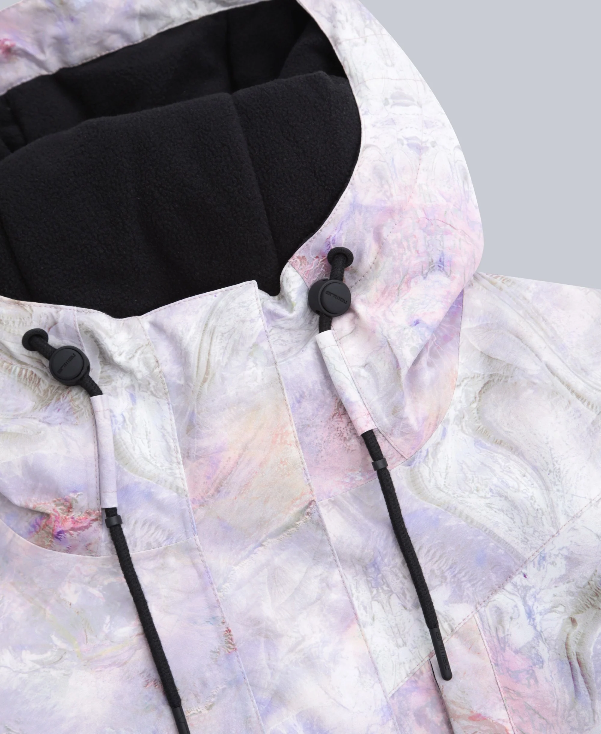 Tignes Printed Womens Snow Jacket - Pink - Image 9