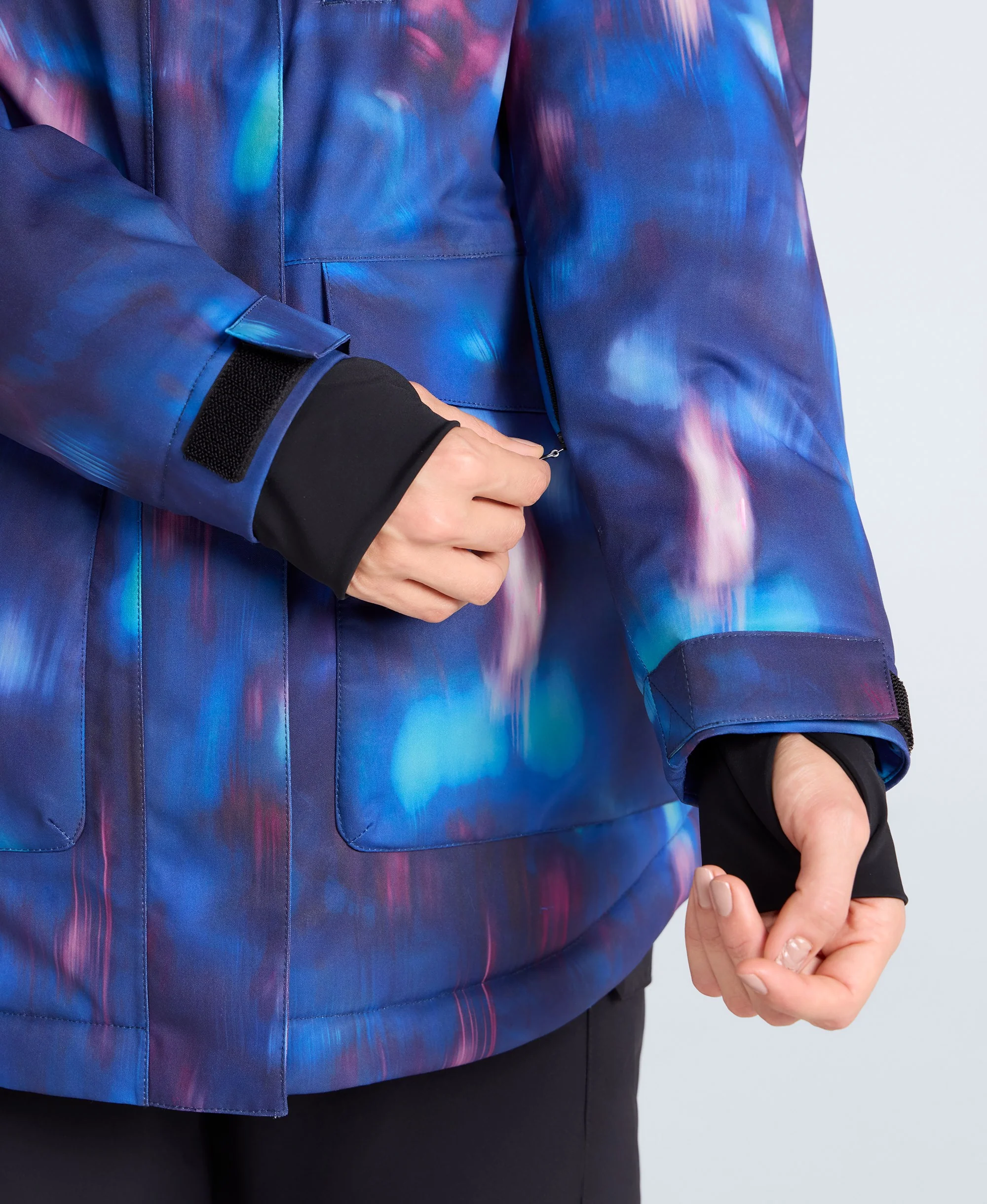 Tignes Printed Womens Snow Jacket - Purple - Image 4