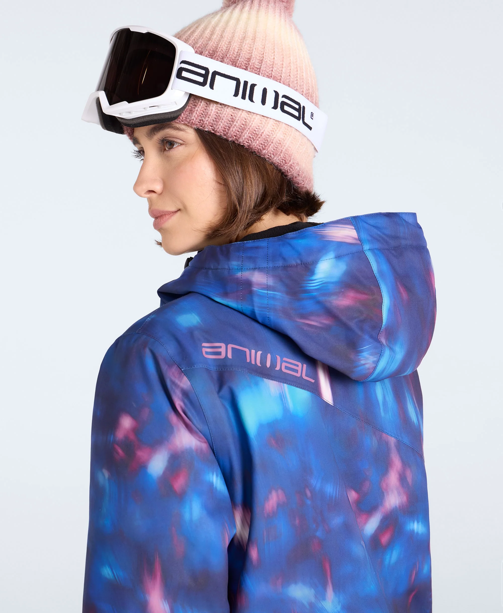 Tignes Printed Womens Snow Jacket - Purple - Image 6