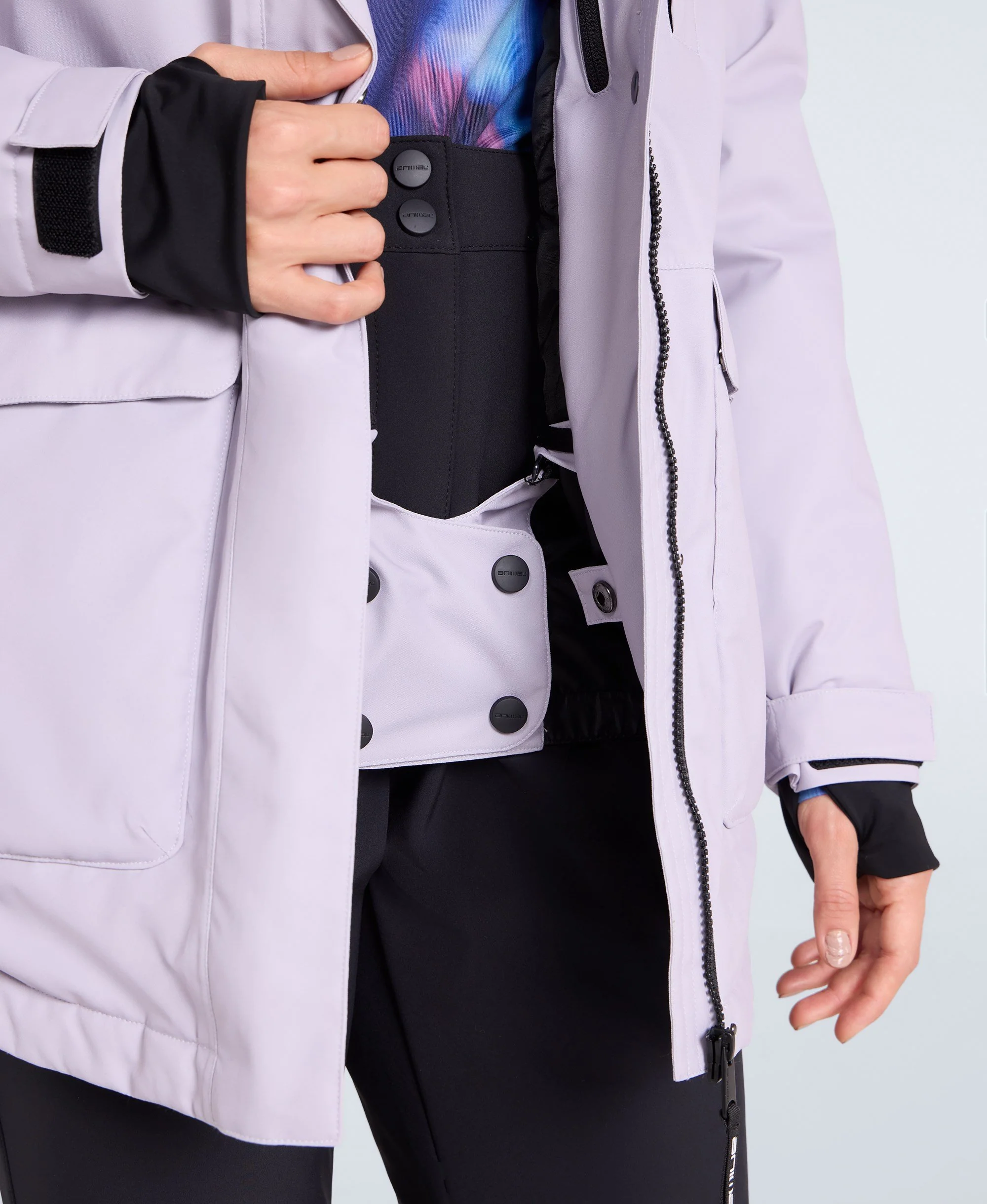 Tignes Womens Snow Jacket - Light Purple - Image 12