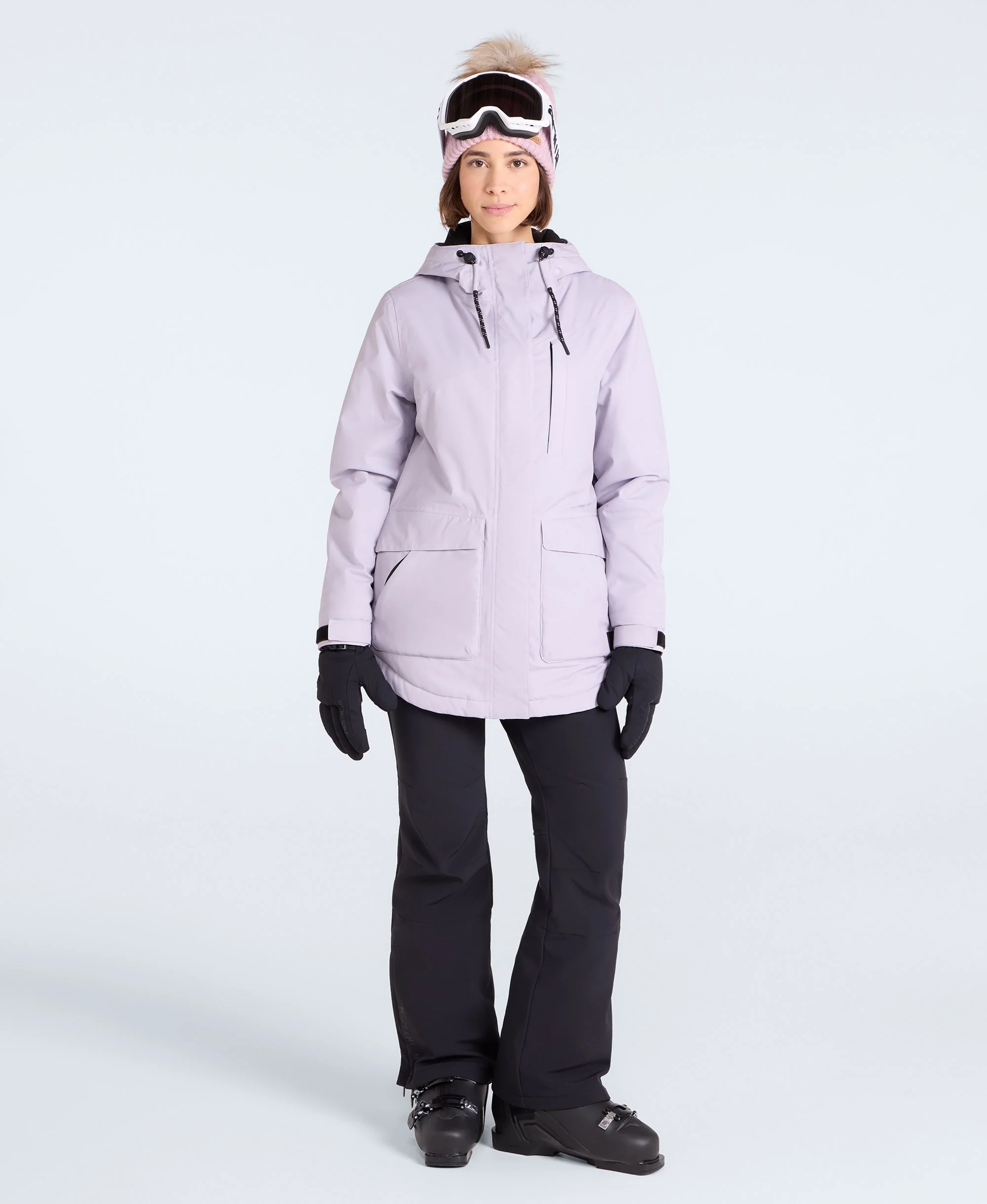 Tignes Womens Snow Jacket - Light Purple - Image 13
