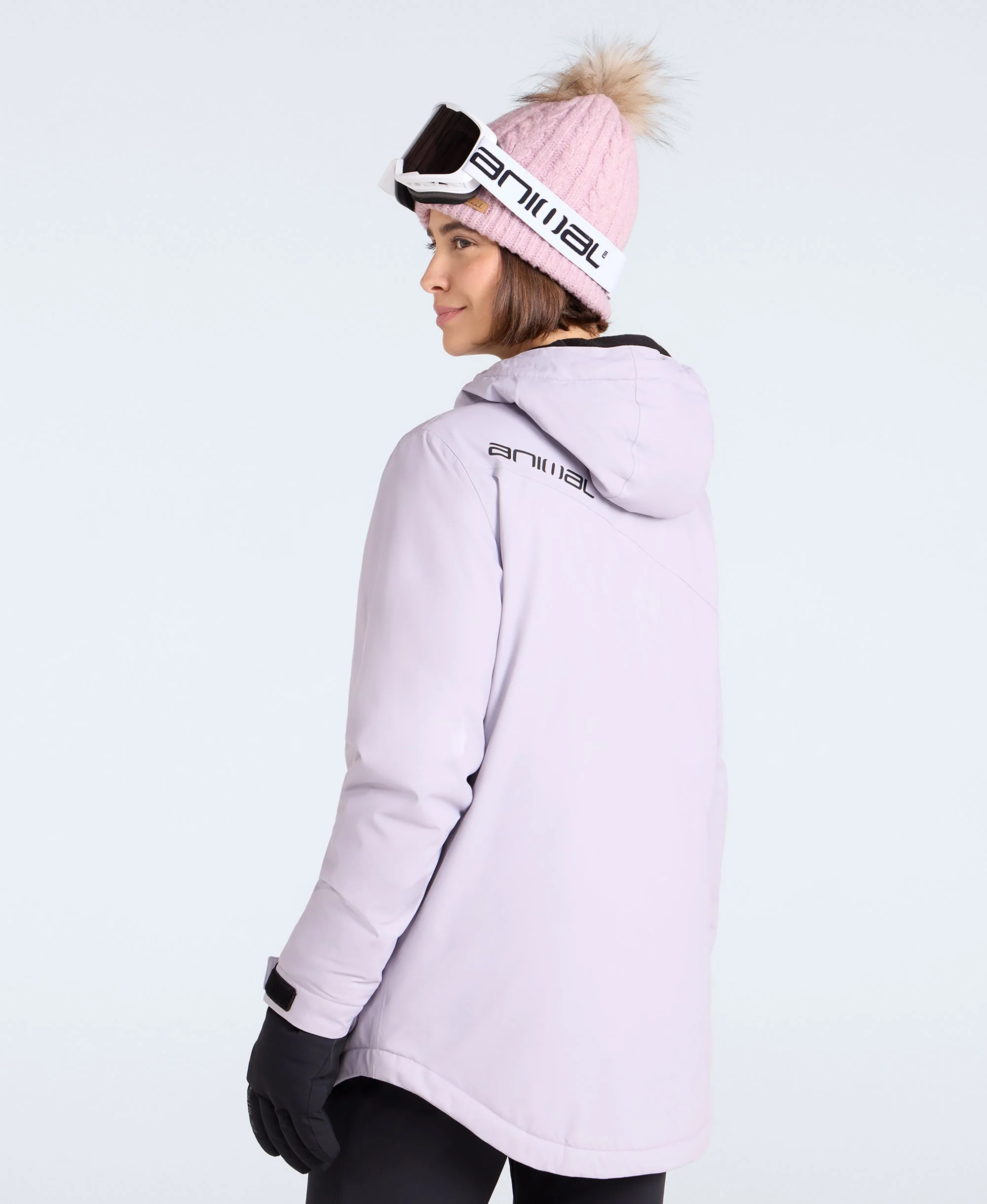 Tignes Womens Snow Jacket - Light Purple - Image 5