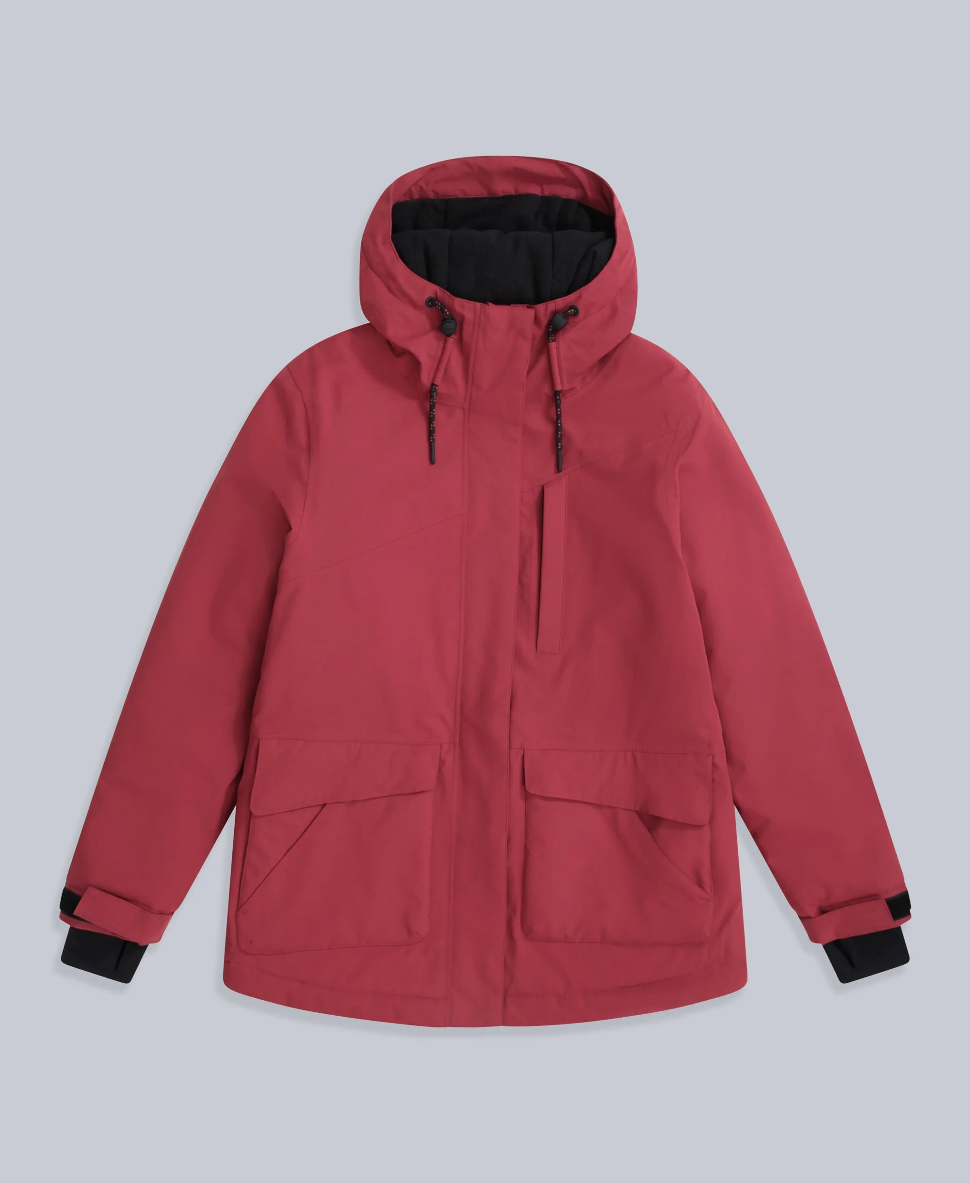 Tignes Womens Snow Jacket - Red - Image 7