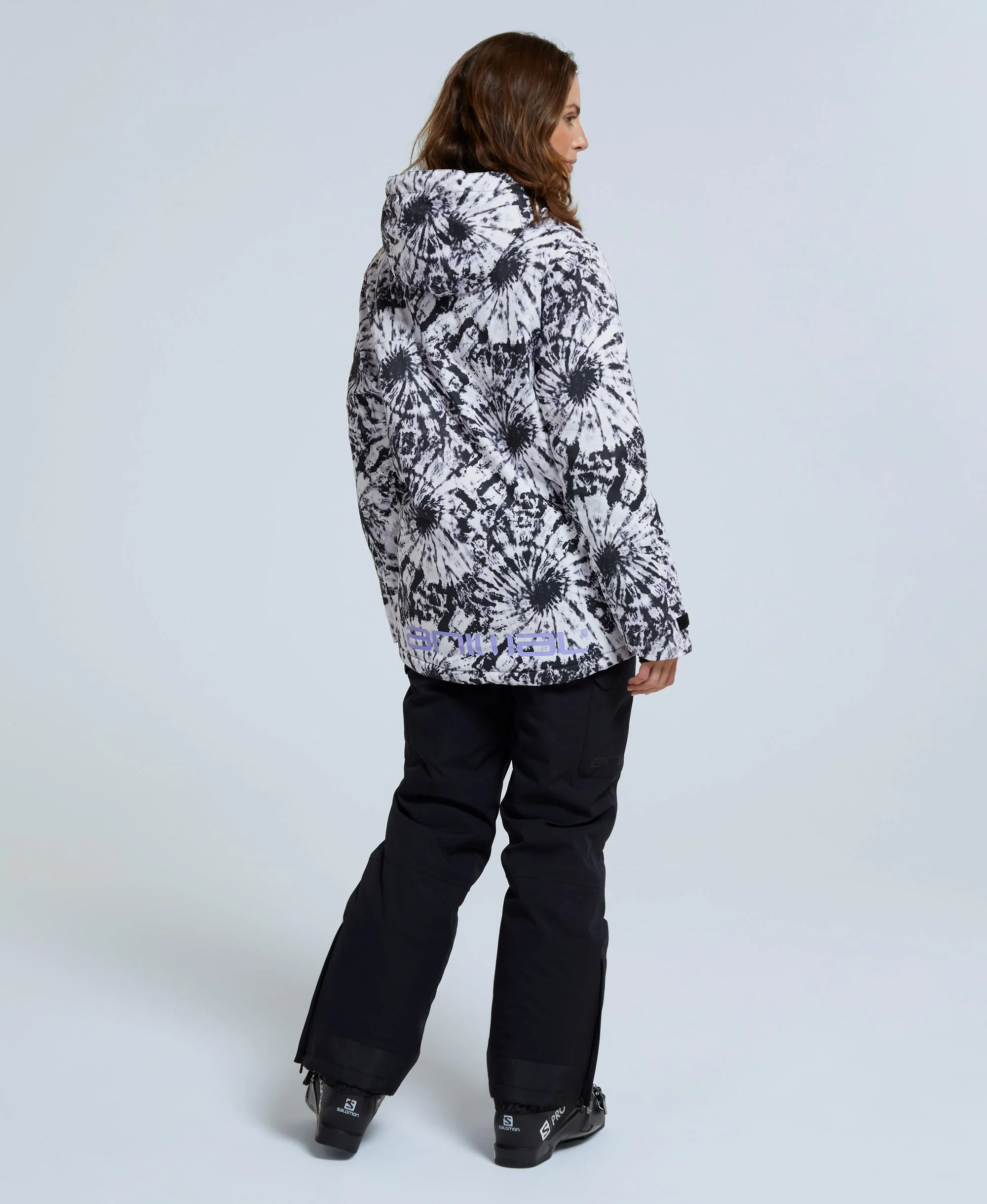 Trail Womens Snow Jacket - Monochrome - Image 3