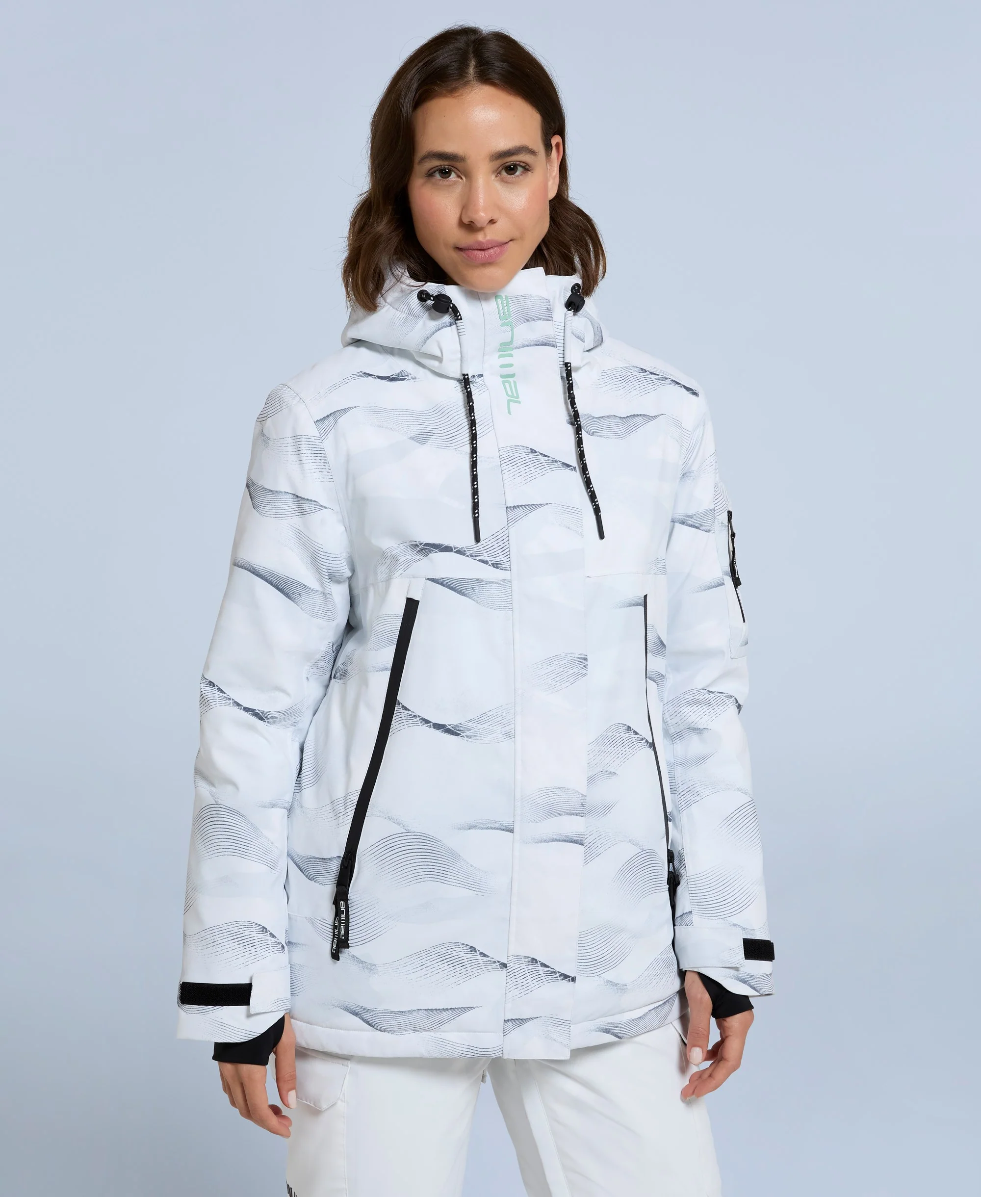 Trail Womens Snow Jacket - White - Image 2