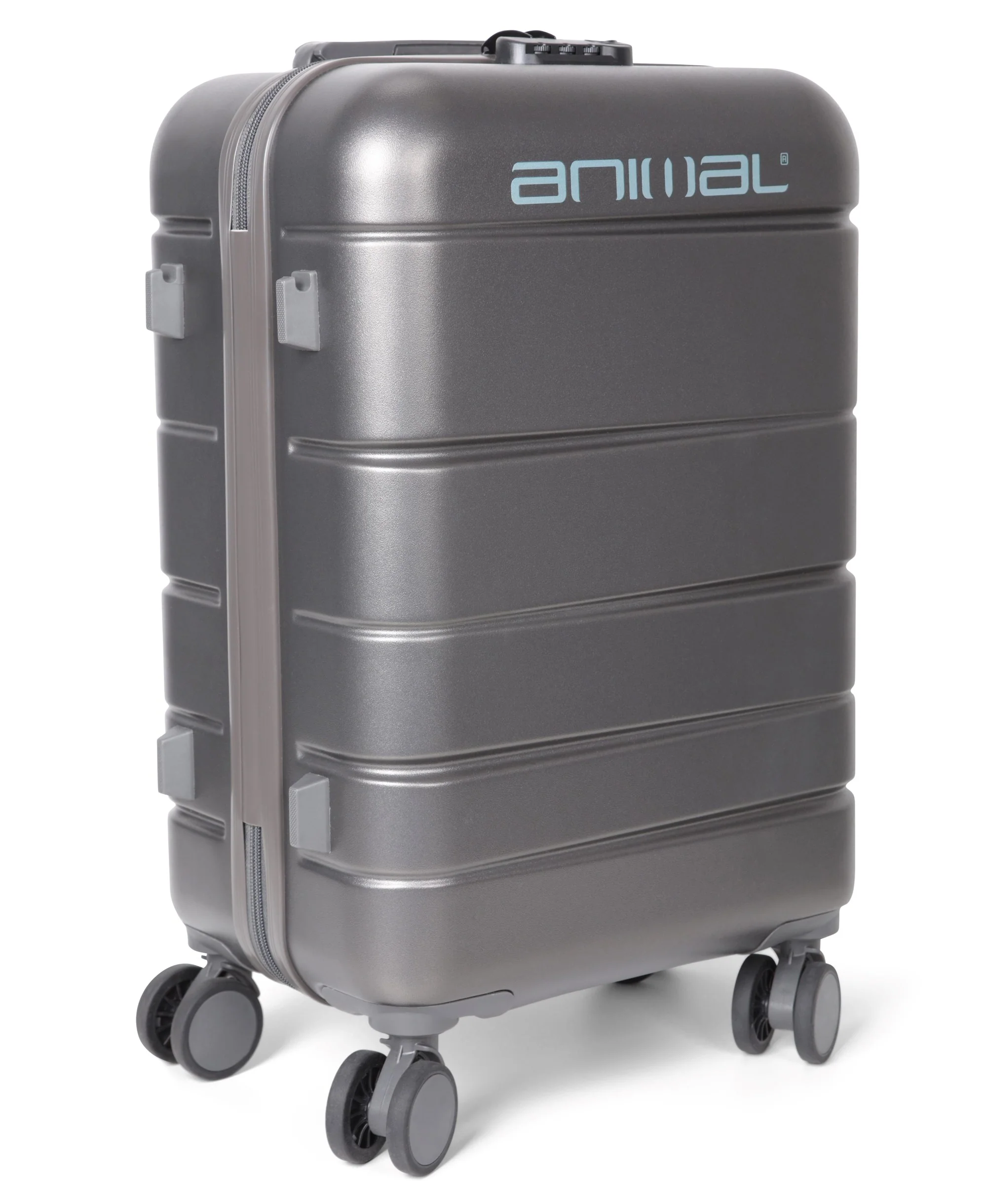 Travel Cabin Size Suitcase - Grey - Image 12