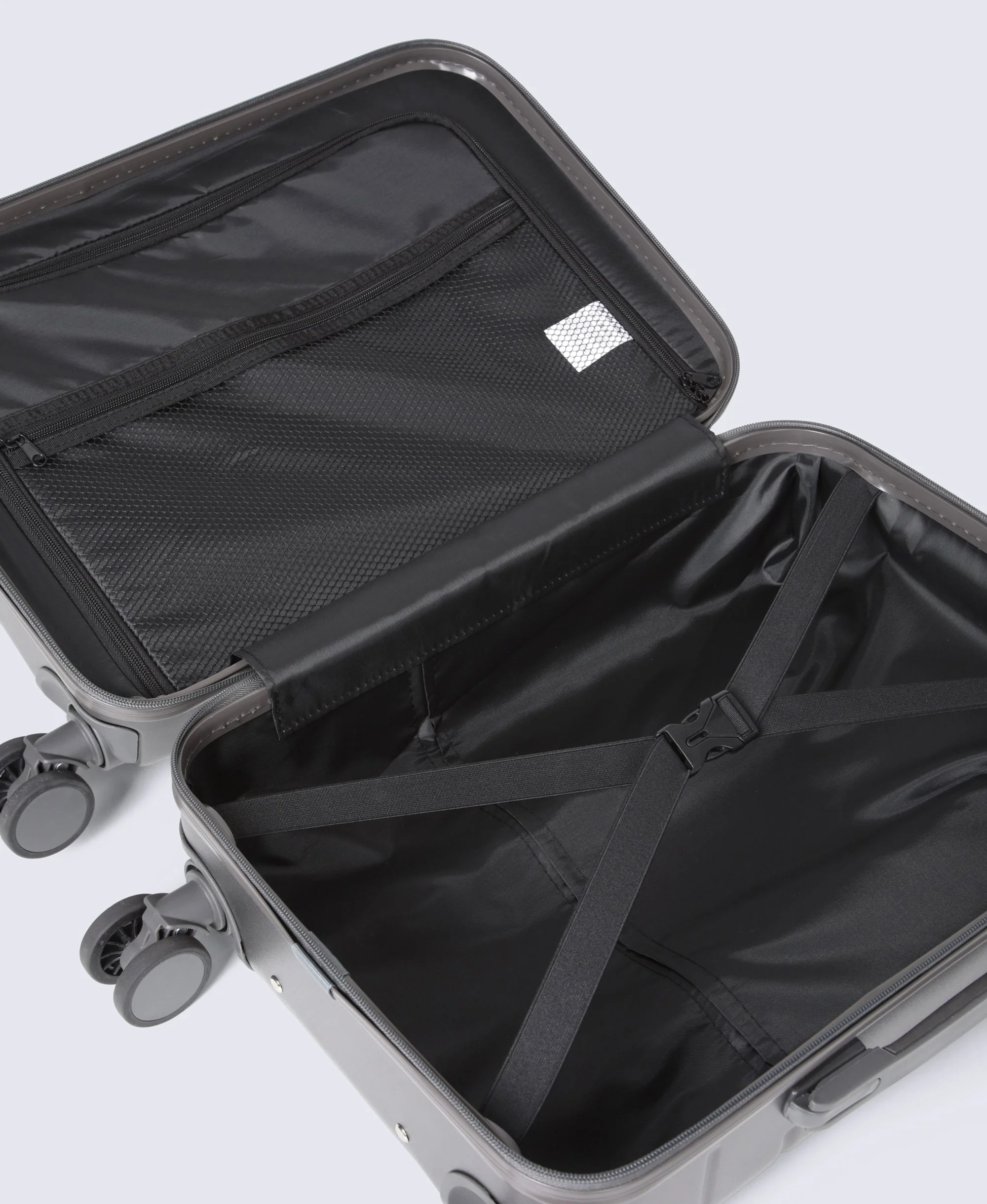 Travel Cabin Size Suitcase - Grey - Image 8