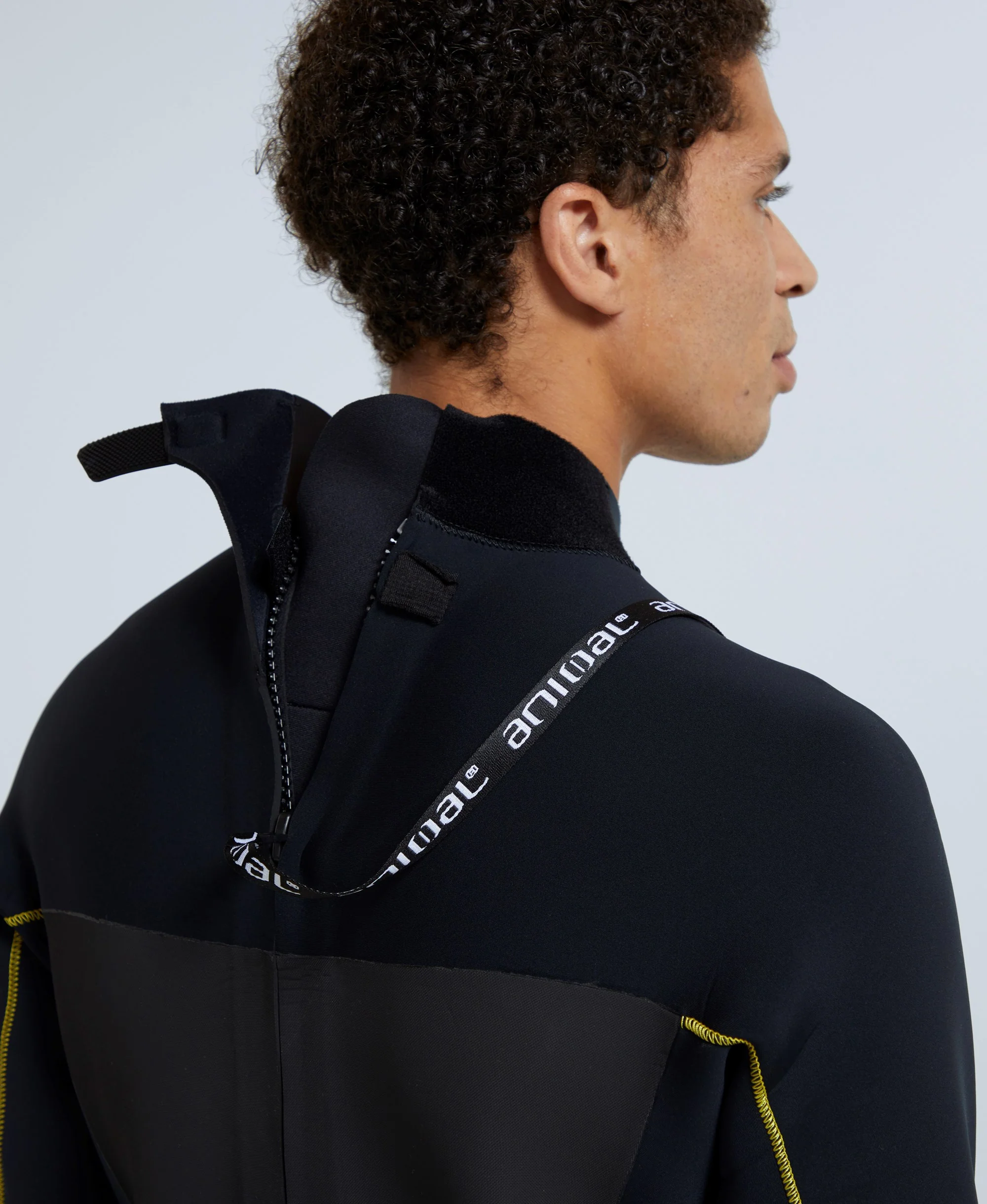 Trent Mens Wetsuit - Yellow - Image 4