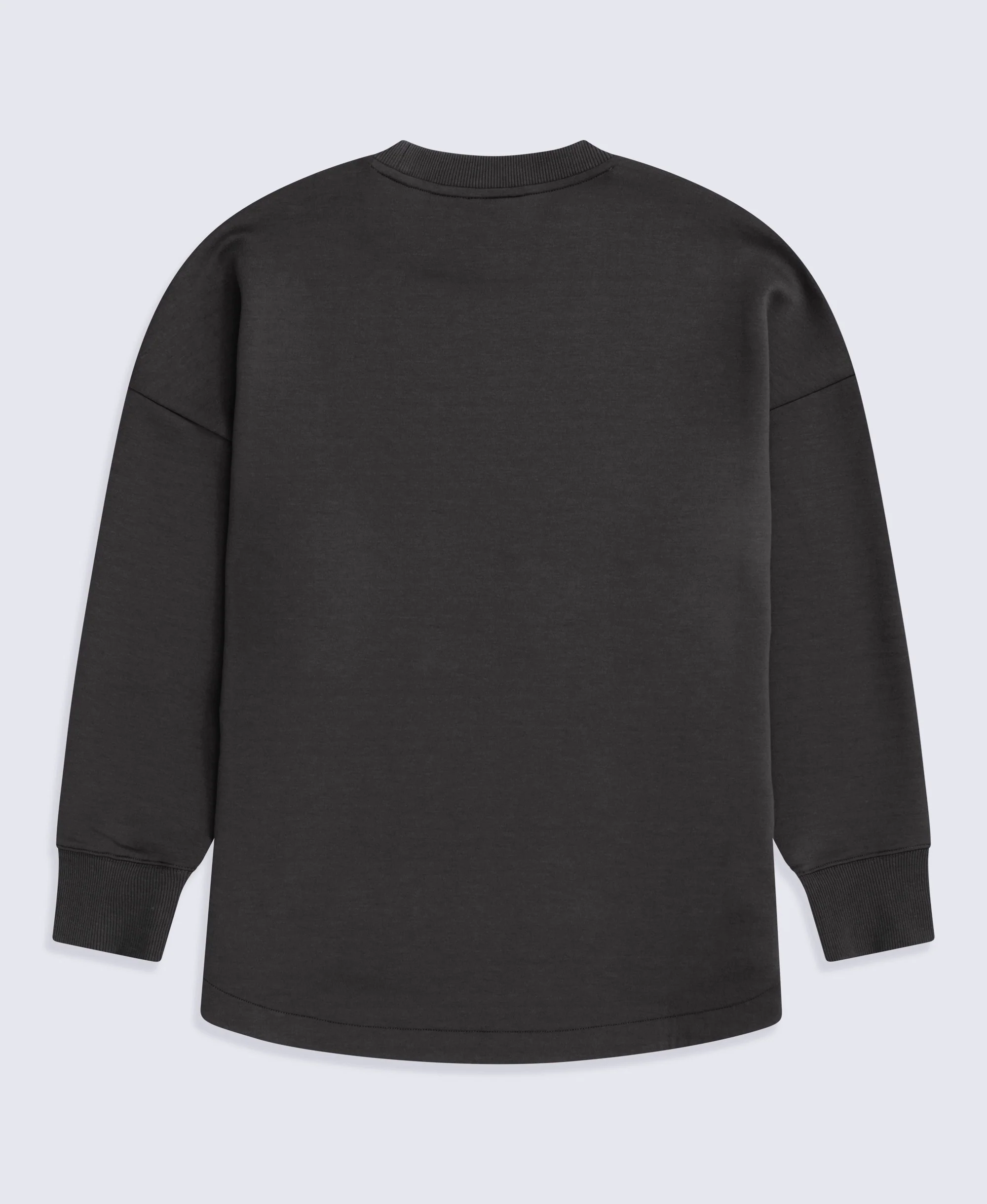 Vicky Womens Longline Sweat - Black - Image 6