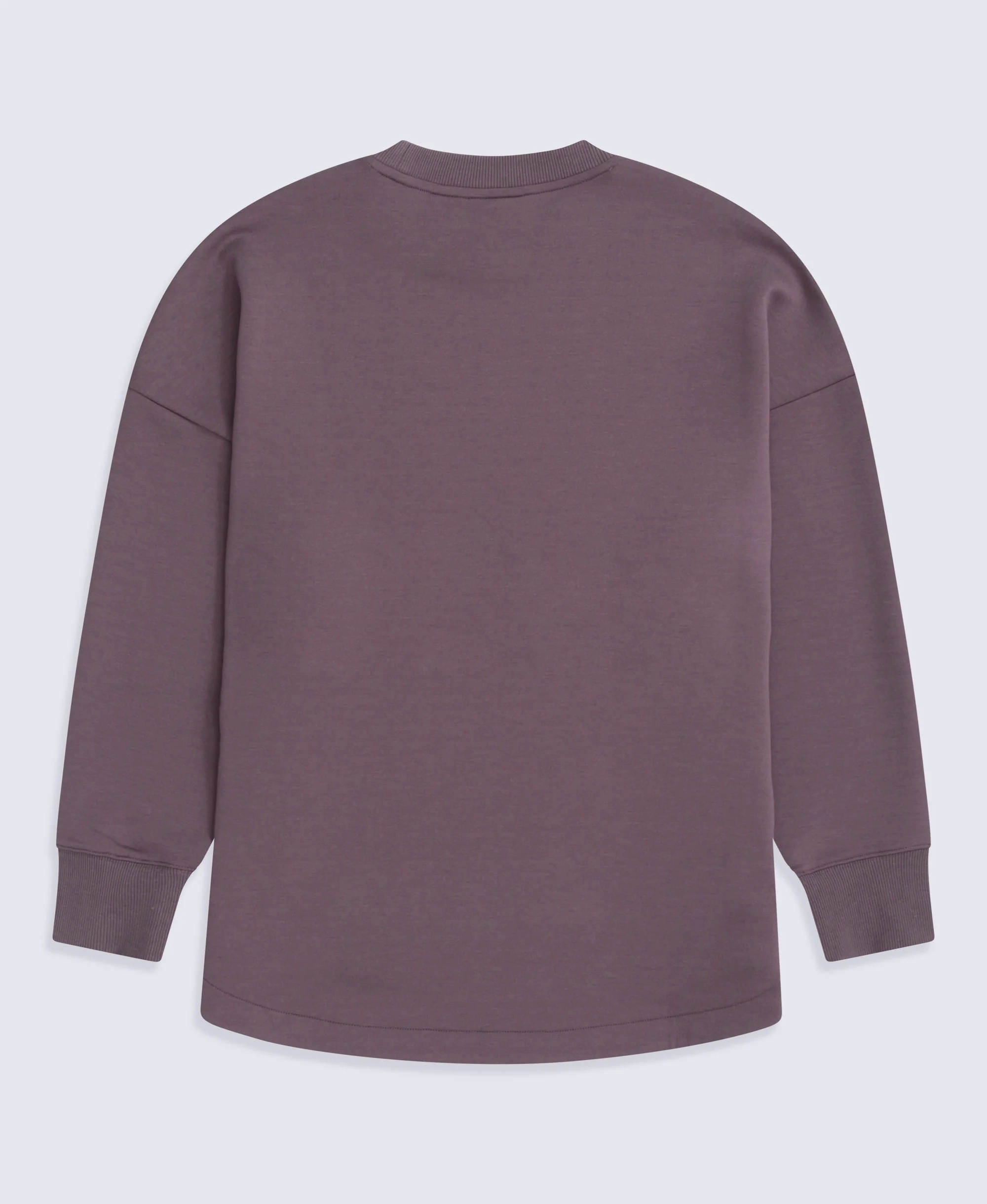 Vicky Womens Longline Sweat - Purple - Image 6