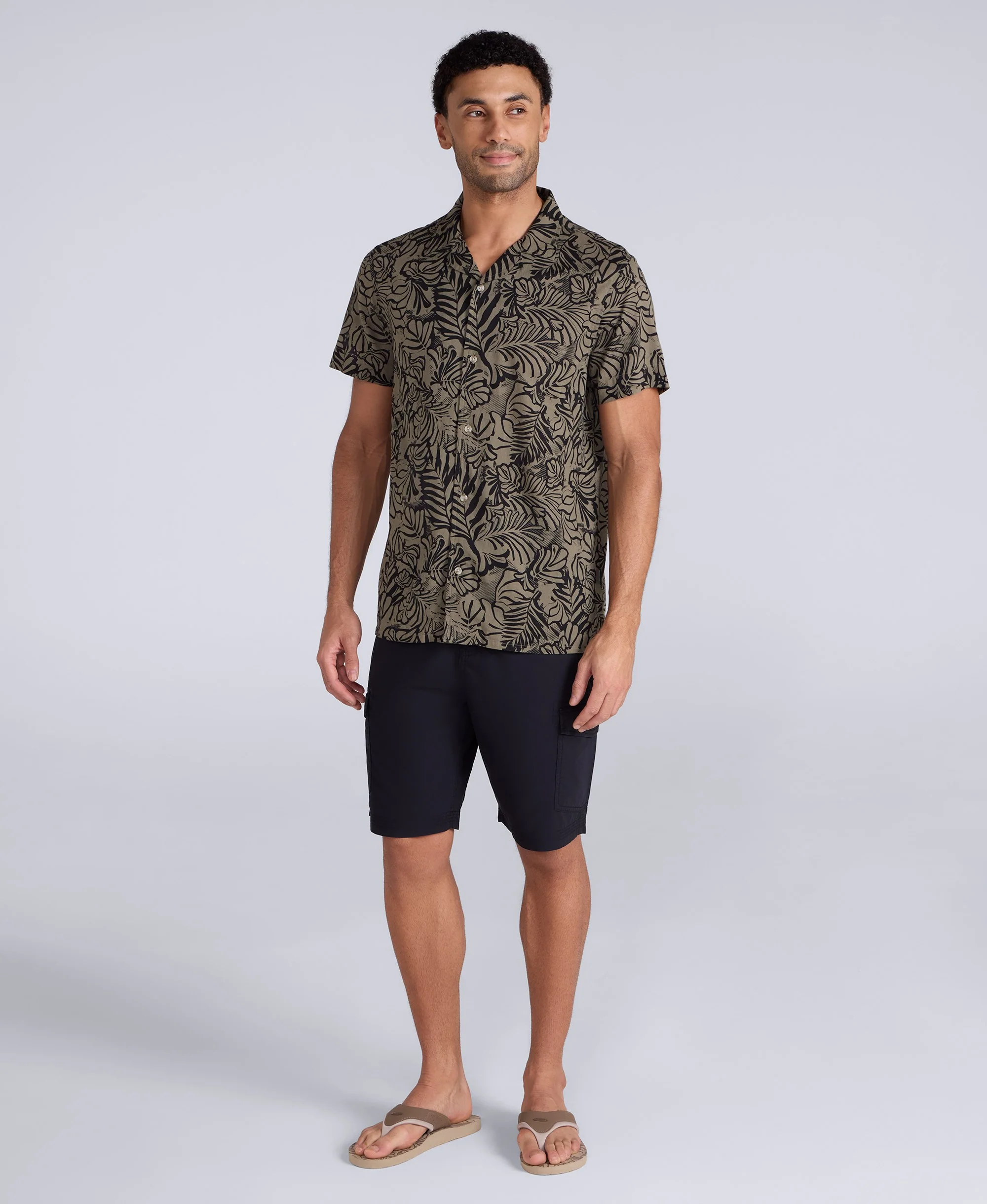 Will Mens Printed Shirt - Black - Image 2
