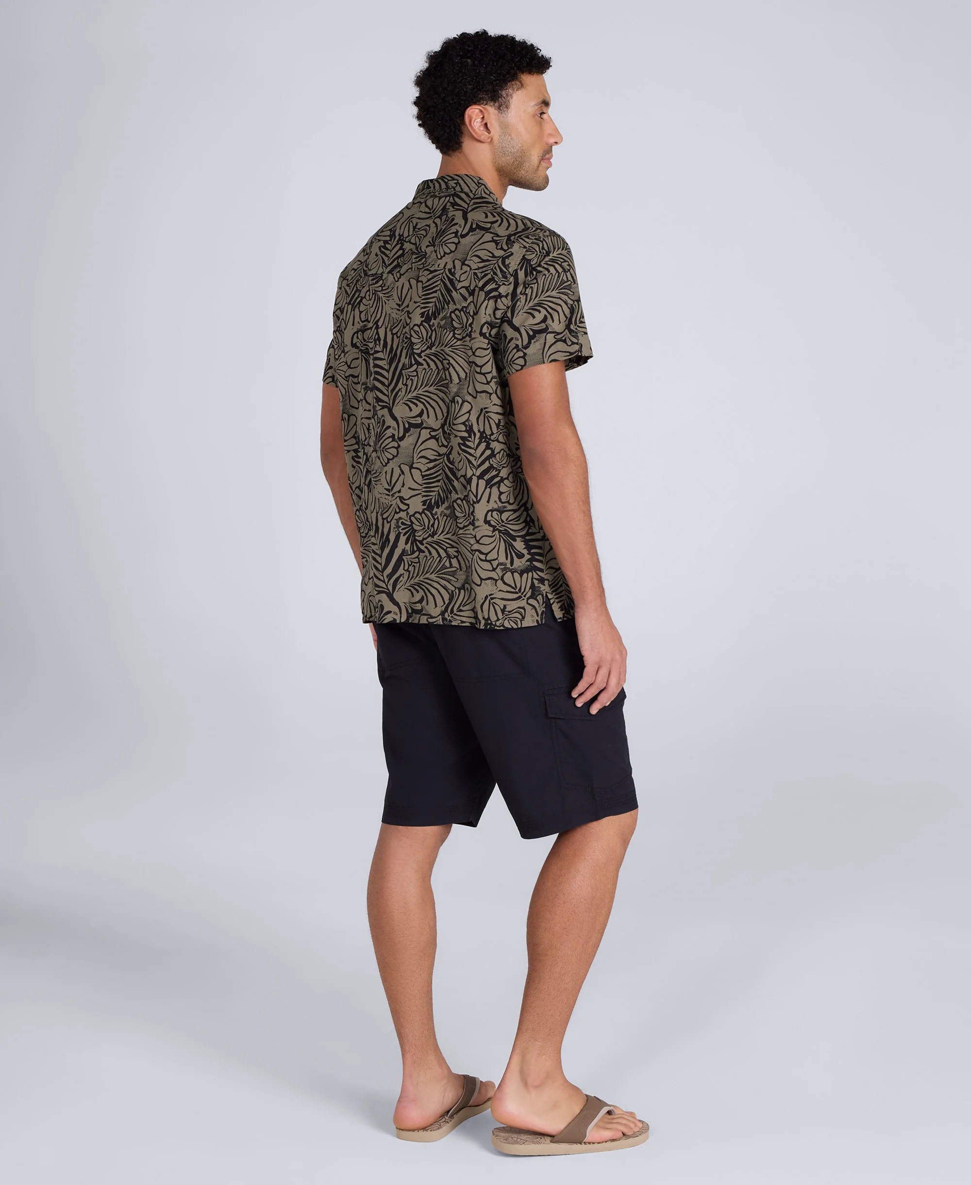 Will Mens Printed Shirt - Black - Image 4