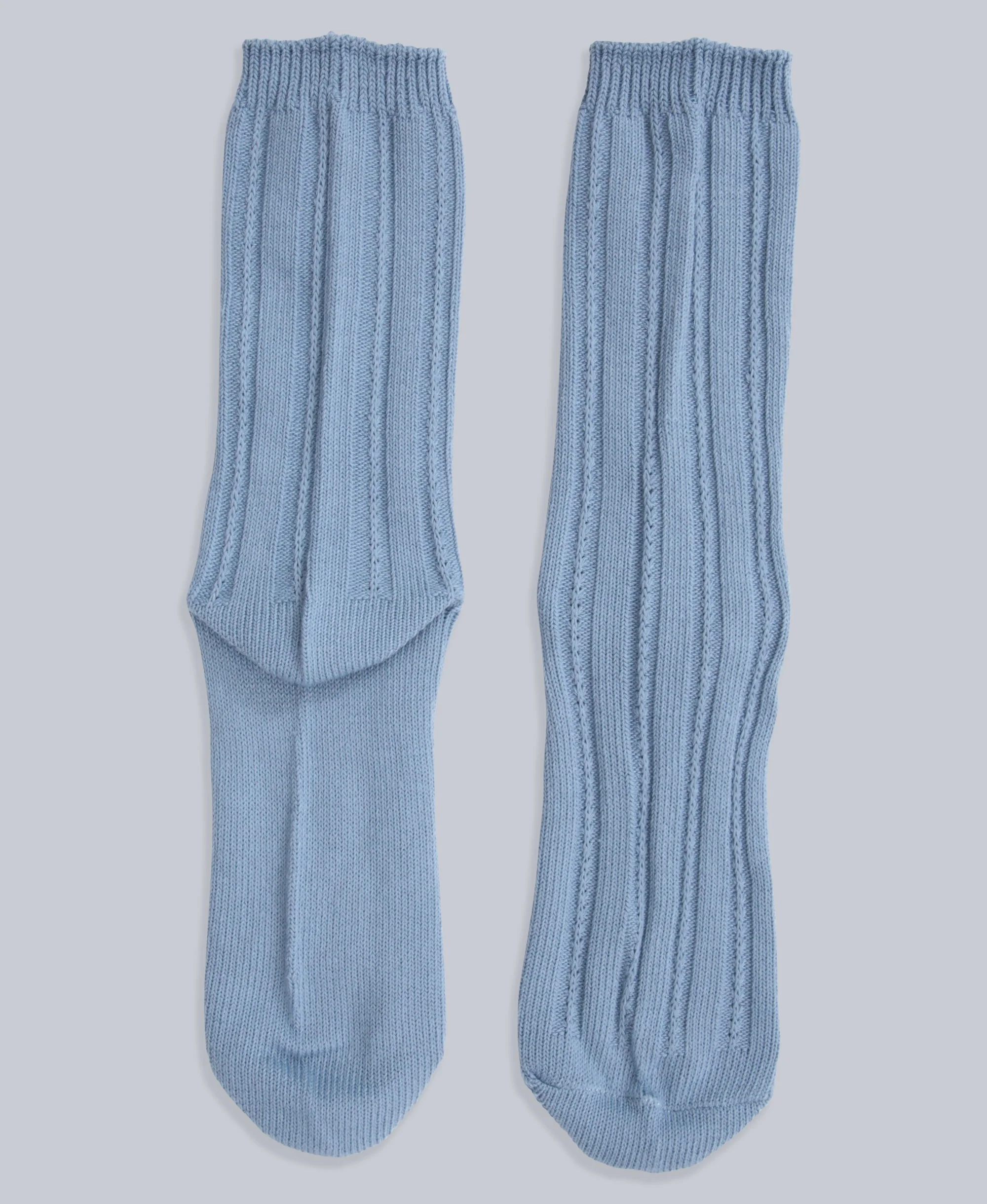 Willow Womens Twisted Ribbed Socks- 3 Pack - Navy - Image 6