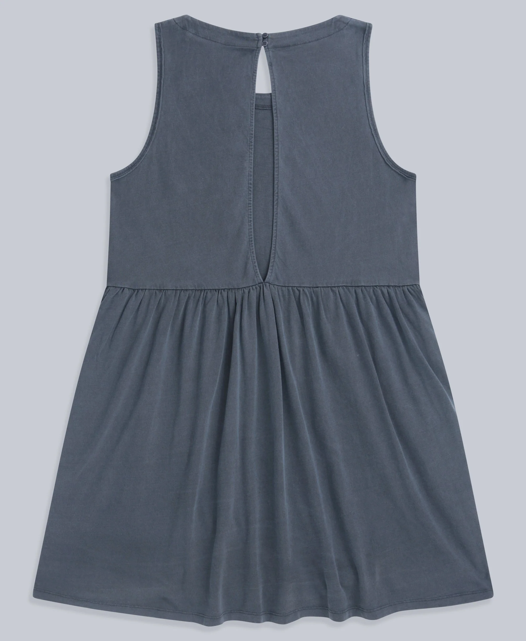 Womens Jersey Dress - Navy - Image 7